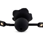 Кляп - Black Rose Ball Gag - мініатюра 6