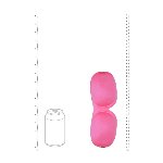 Маска на очі - Ouch! 3D Blindfold Pink - мініатюра 4