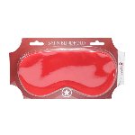 Маска на очі - Ouch! Satin Blindfold Red - мініатюра 5