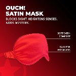 Маска на очі - Ouch! Satin Blindfold Red - мініатюра 2