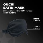 Маска на очі - Ouch! Satin Blindfold Black - мініатюра 2
