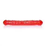 Двосторонній фалоімітатор - Flexible Double Dong Red - мініатюра 3