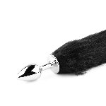 Анальна пробка - Fox Tail Black, XL - мініатюра 2