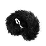 Анальна пробка - Fox Tail Black, XL - мініатюра 7