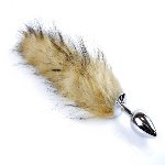 Анальна пробка - Fox Tail Brown, XL - мініатюра 2