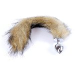Анальна пробка - Fox Tail Brown, XL - мініатюра 4