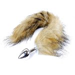 Анальна пробка - Fox Tail Brown, XL - мініатюра 5