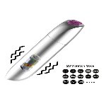 Міні-вібратор - Rechargeable Powerful Bullet Vibrator Silver - мініатюра 2