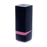 Міні-вібратор - Rechargeable Lipstick Vibrator Black - мініатюра 4