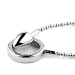 Анальна пробка зі змінними елементами - Jewellery Metal Anal Plug No. 4 - мініатюра 4
