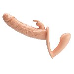 Двосторонній страпон - Ultra Passionate Harness Charlotte 5.5" - мініатюра 5