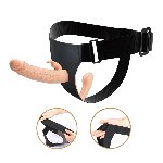 Двосторонній страпон - Ultra Passionate Harness Charlotte 5.5" - мініатюра 4