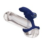 Ерекційне кільце - Pretty Love Powerful Vibro Cock Ring Bunny Blue - мініатюра 2
