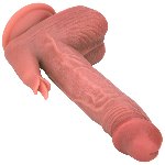 Реалістичний вібратор - Thrusting Dildo With Swing Motion And Heating Erospace Natural Play D7 - мініатюра 7