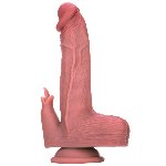 Реалістичний вібратор - Thrusting Dildo With Swing Motion And Heating Erospace Natural Play D7 - мініатюра 10