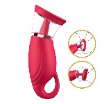 Вакуумний стимулятор з язичком - Licking Tongue Suction Vibrator Erospace Sweet Play A18 - мініатюра 10