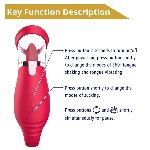 Вакуумний стимулятор з язичком - Licking Tongue Suction Vibrator Erospace Sweet Play A18 - мініатюра 11