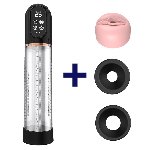 Вакуумна помпа - Automatic Penis Pump For Enlargement & Masturbator Erospace Men’s Play B13 - мініатюра 3