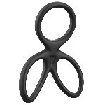 Ерекційне кільце - Triple Silicone Cock Ring Erospace Men’s Play B14 - мініатюра 5
