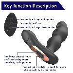 Масажер простати - Prostate Massager With Vibration & 360° Rotation Erospace Men’s Play B12 - мініатюра 11