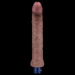 Вібратор - Real Softee Rechargeable Silicone Vibrating Dildo 11" (пошкоджено упаковку) - мініатюра 6