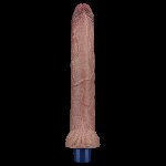 Вібратор - Real Softee Rechargeable Silicone Vibrating Dildo 11" (пошкоджено упаковку) - мініатюра 4