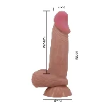 Фалоімітатор - Pretty Love Sliding Skin 7.6" Latin - мініатюра 17
