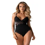 Боді - Obsessive 810-TED-1 Body Black S/M - мініатюра 1