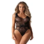 Боді - Obsessive B115 Body Black S/M/L - мініатюра 1