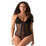 Боді - Obsessive 841-TED-1 Body Black L/XL - мініатюра 1