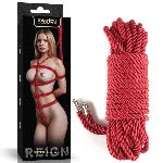 Мотузка - Rebellion Reign Red Bondage Rope, 10 м - мініатюра 1