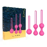 Набір вагінальних кульок - Erospace Sweet Play Kegel Balls Set A12 - мініатюра 1