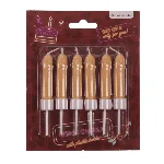Свічки у вигляді пеніса Penis Candles Flesh, 6  шт. - мініатюра 1