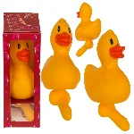 Гумова качечка з пенісом Duck With Dick - мініатюра 1