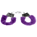 Наручники - Ouch! Beginner's Handcuffs Furry Purple - мініатюра 1