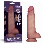 Фалоімітатор - Sliding Skin Pro II Dual Layer Silicone Dong 8.5" Flesh - мініатюра 1