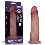 Фалоімітатор - Sliding Skin Pro II Dual Layer Silicone Dong 9" Flesh - мініатюра 1