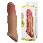 Насадка на член - Pretty Love Damell Penis Sleeve Brown - мініатюра 1