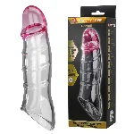 Насадка на член - Pretty Love Damell Penis Sleeve Tranparent - мініатюра 1