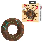 Ерекційне кільце - Pretty Love Choco Super Donut Silicone Cock Ring - мініатюра 1