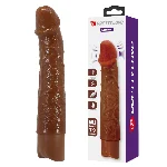 Реалістичний вібратор - Pretty Love Leander Realistic Vibrating Dildo Brown - мініатюра 1