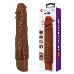 Реалістичний вібратор - Pretty Love Osric Realistic Vibrating Dildo Brown - мініатюра 1