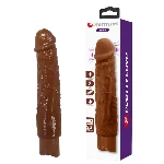 Реалістичний вібратор - Pretty Love Rufus Realistic Vibrating Dildo Brown - мініатюра 1