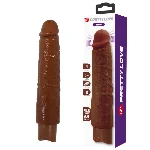 Реалістичний вібратор - Pretty Love Soren Realistic Vibrating Dildo Brown - мініатюра 1