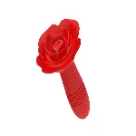 Анальна пробка - Rose Thrusting Anal Plug - мініатюра 1