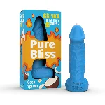 Свічка член Pure Bliss Coco Splash Blue, 18 см - мініатюра 1