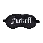 Маска на очі - Ouch! Satin Blindfold Fuck Off Black - мініатюра 1