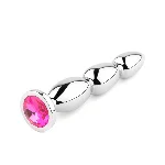 Анальна пробка - Jewellery Metal Anal Plug No. 1 - мініатюра 1