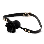 Кляп - Black Rose Ball Gag - мініатюра 1
