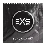 Презерватив - EXS Black Latex Condom, 1 шт. - мініатюра 1